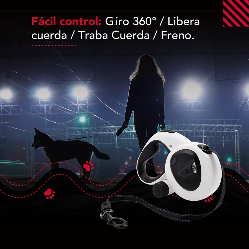 CORREA LUMINOSA THOR USB LIGHT LEASH PLUS M - 4