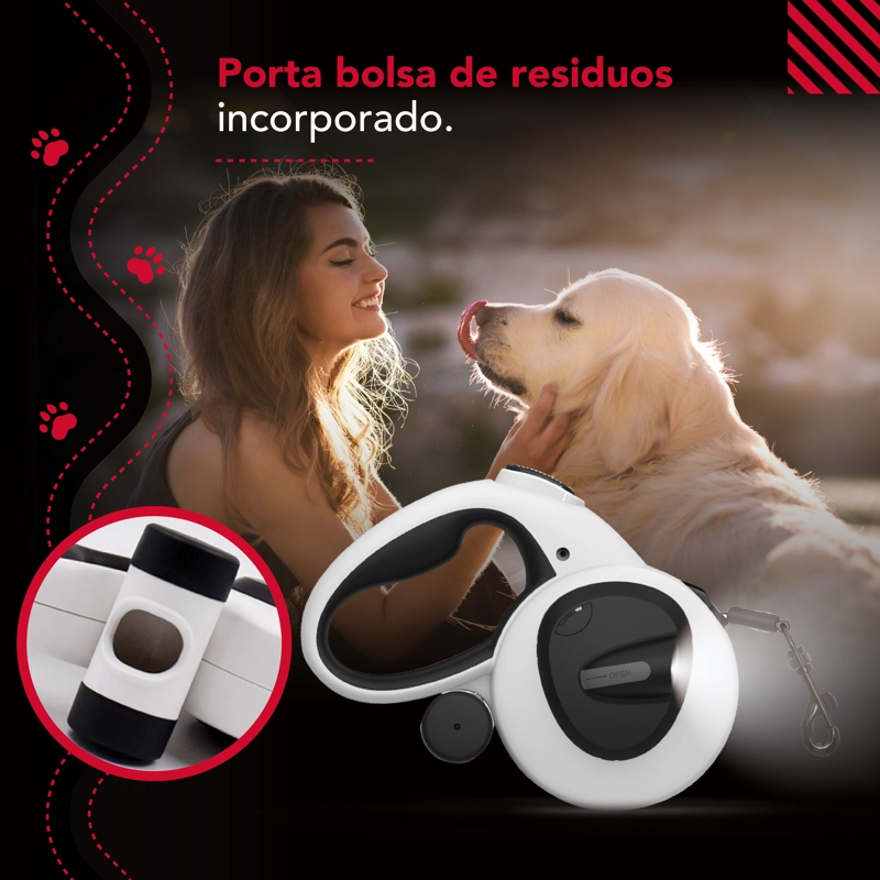CORREA LUMINOSA THOR USB LIGHT LEASH PLUS M - 5