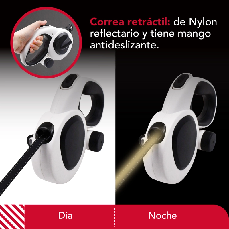 CORREA LUMINOSA THOR USB LIGHT LEASH PLUS M - 6
