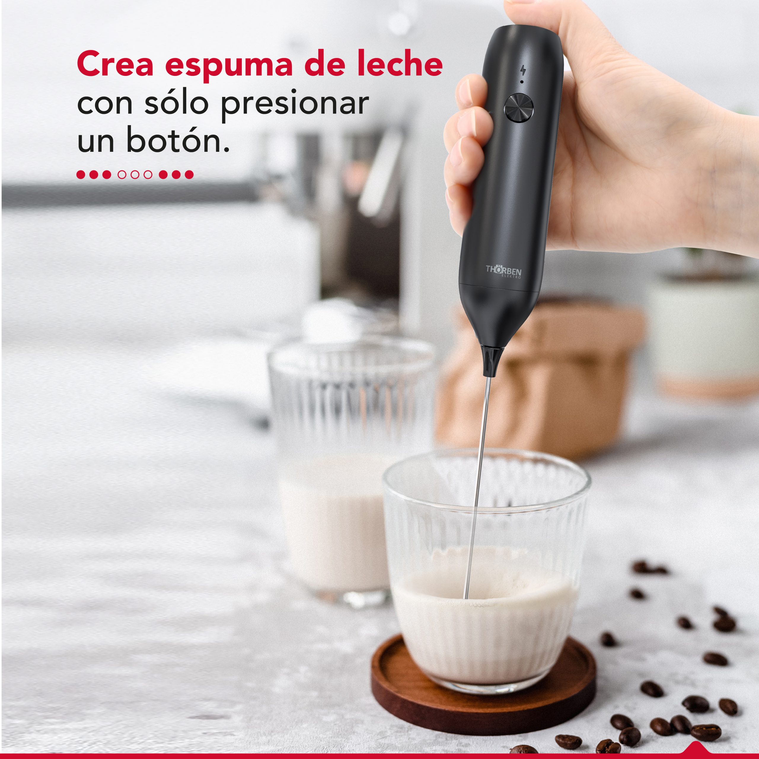 ESPUMADOR DE LECHE THOR USB MILK FROTHER - 3