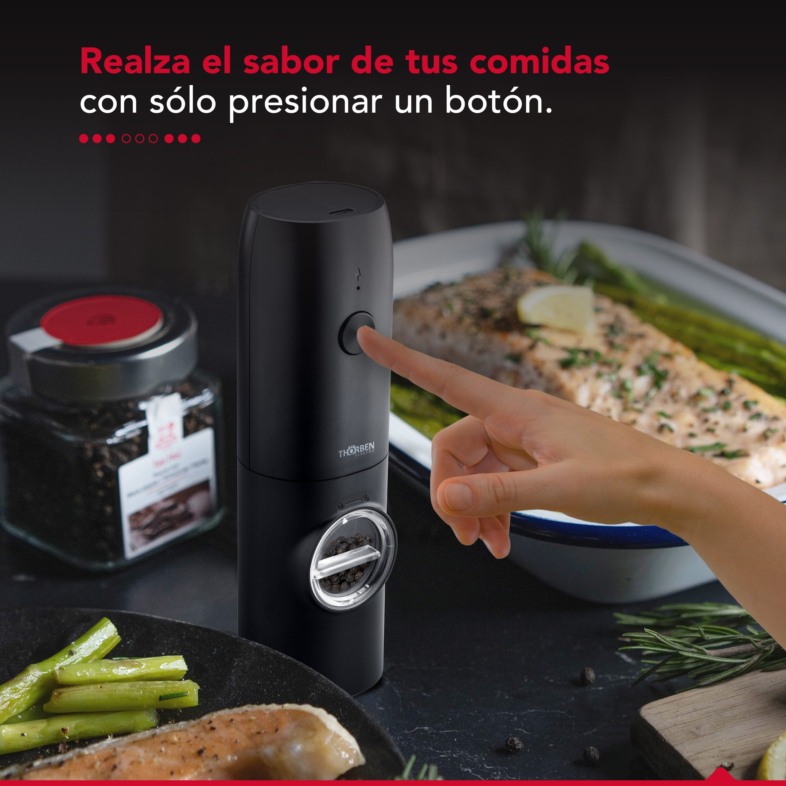 MOLINILLO DE ESPECIAS THOR USB GRINDER SET - 3