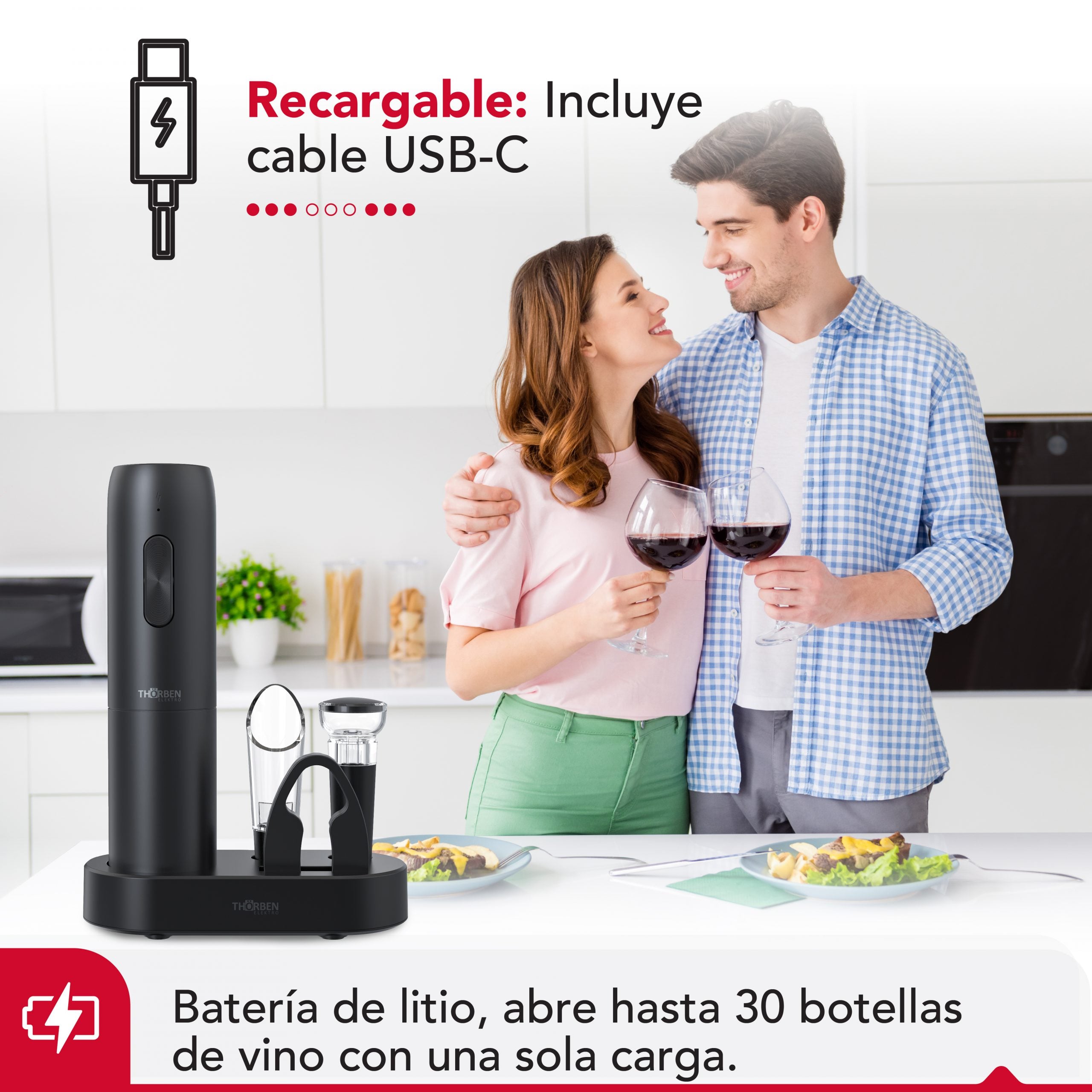 SET DE VINOS THOR USB WINE SET - 4