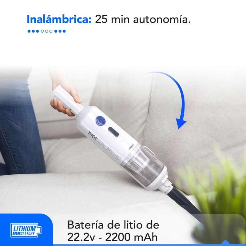 PULIDORA, MOPA Y ASPIRADORA VERTICAL/MANUAL DUAL SPIN VAC - 8