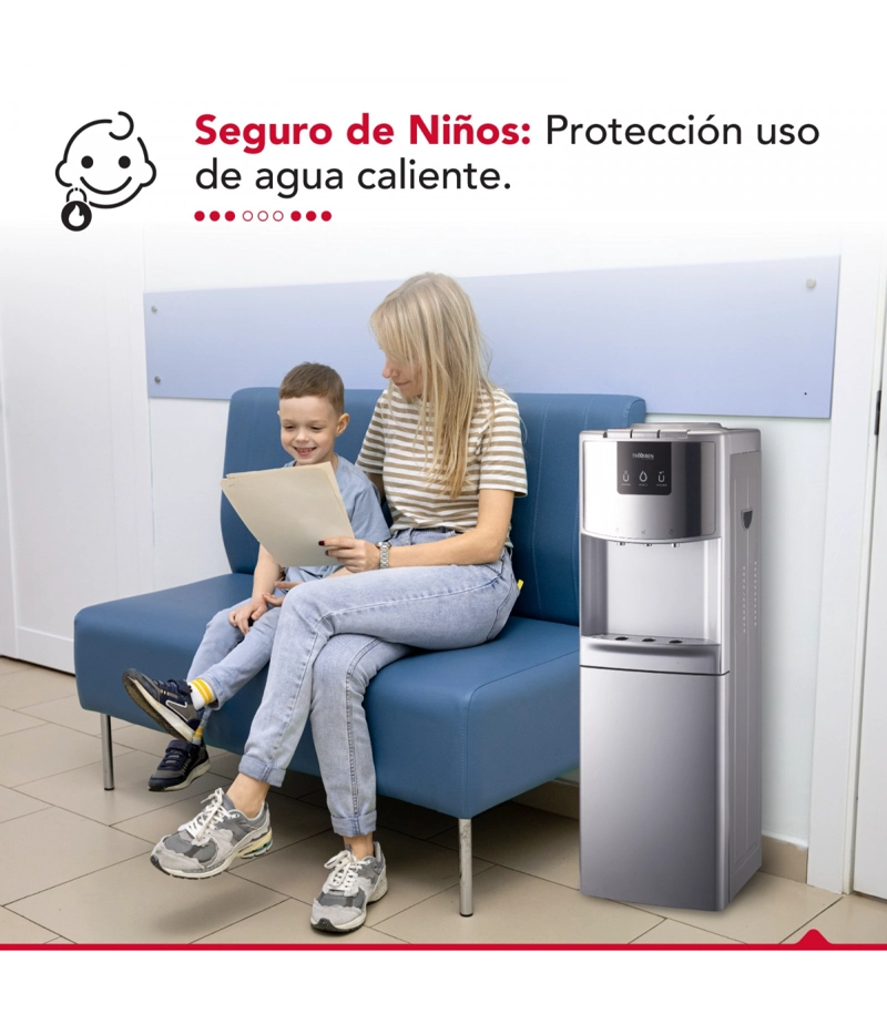 DISPENSADOR DE AGUA PEDESTAL 3 TEMPERATURAS THOR 3TEMP STAND - 11