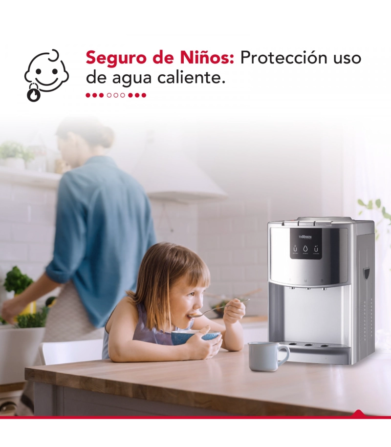 DISPENSADOR DE AGUA SOBREMESA THOR 3TEMP DESK - 9