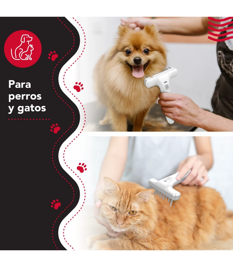 DESENREDADOR ELE CTRICO THOR ELECTRIC USB PET DETANGLING BRUSH - 6