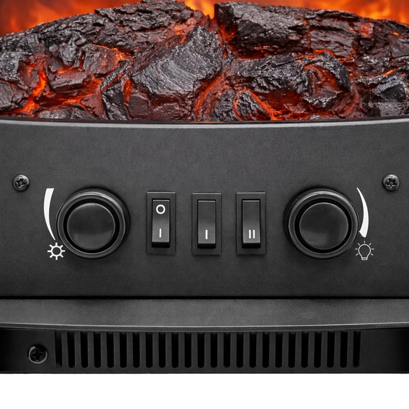 CHIMENEA ELE CTRICA THOR FIREPLACE 3D - 4