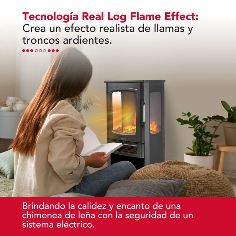 CHIMENEA ELE CTRICA THOR FIREPLACE 3D PLUS - 7