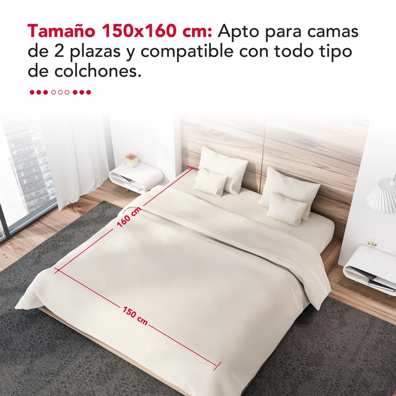CALIENTACAMAS 2 PLAZAS THOR DUAL UNDERBLANKET - 3