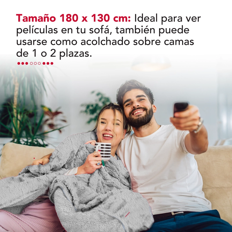 MANTA TE RMICA THOR THERMIC BLANKET GREY - 3