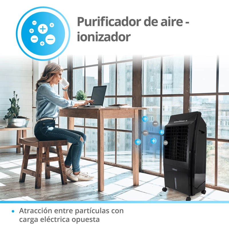 CLIMATIZADOR FRIO / CALOR 8L THOR 5 EN 1 DIGITAL - 6