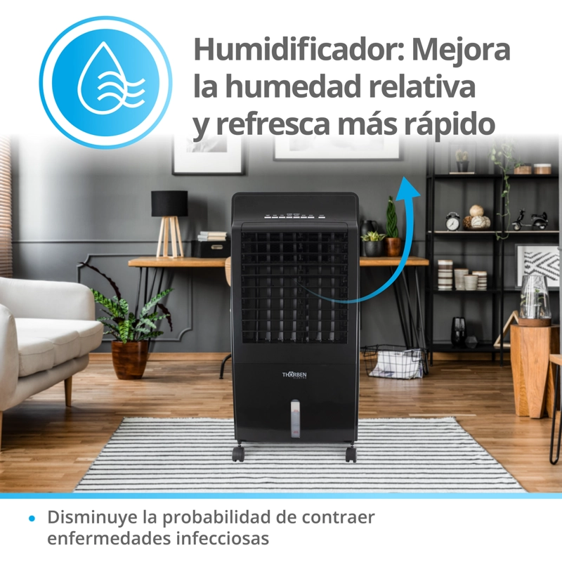 CLIMATIZADOR FRIO / CALOR 8L THOR 5 EN 1 DIGITAL - 7