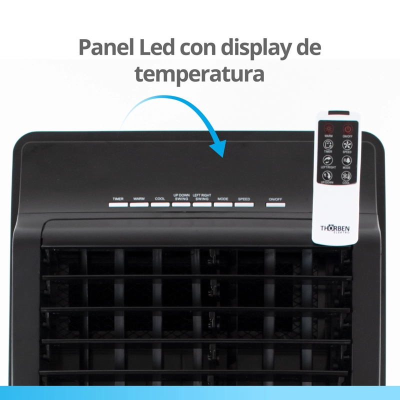 CLIMATIZADOR FRIO / CALOR 8L THOR 5 EN 1 DIGITAL - 9