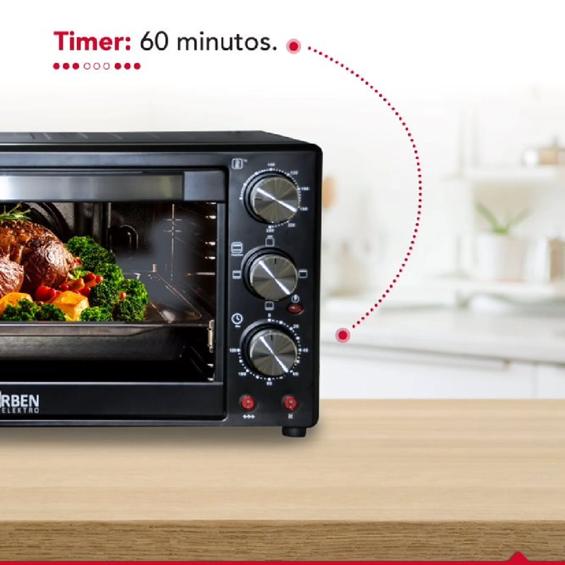 HORNO ELECTRICO 60L 3 MODOS THOR MAGNUM OVEN - 10