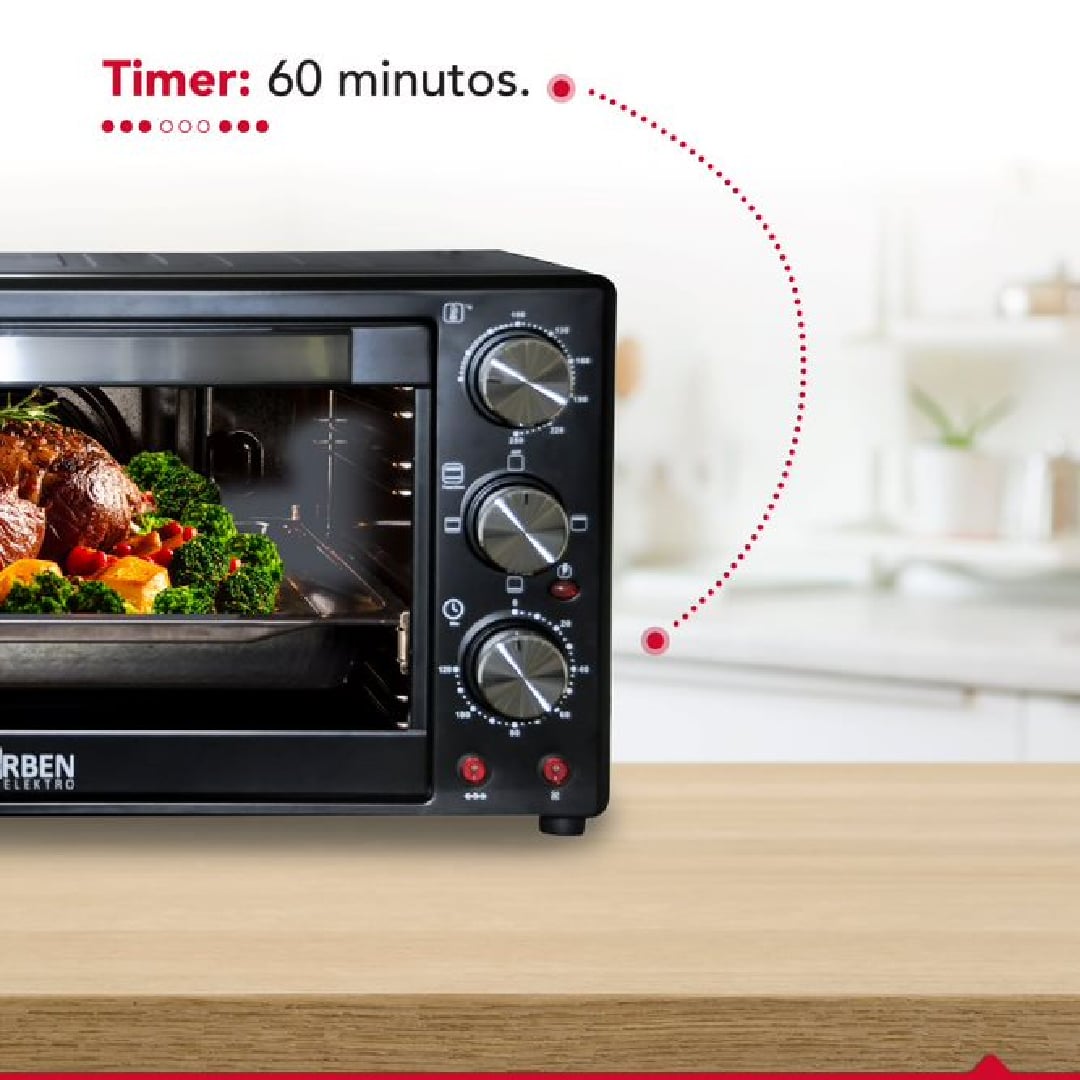 Horno Eléctrico 60L 2200W Thor Magnum Oven 60 - 2