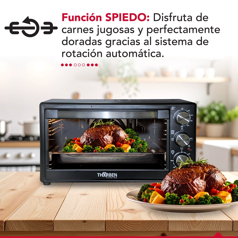 HORNO ELECTRICO 60L 3 MODOS THOR MAGNUM OVEN - 6
