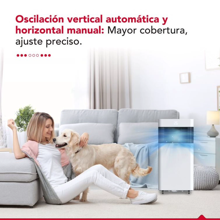 AIRE ACONDICIONADO PORTATIL FRIO THOR PAC 3EN1 8000 BTU - 7
