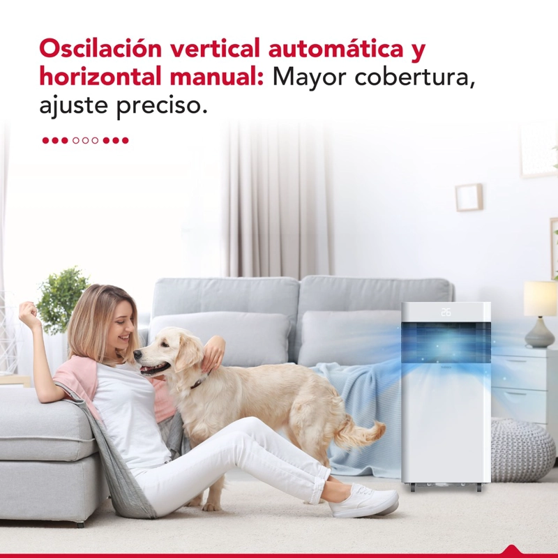 AIRE ACONDICIONADO PORTATIL FRIO THOR PAC 3EN1 8000 BTU - 9