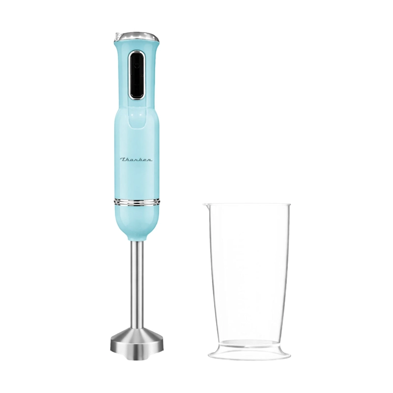 PIMMER THOR RETRO STYLE HAND MIXER LIGHT BLUE - 1