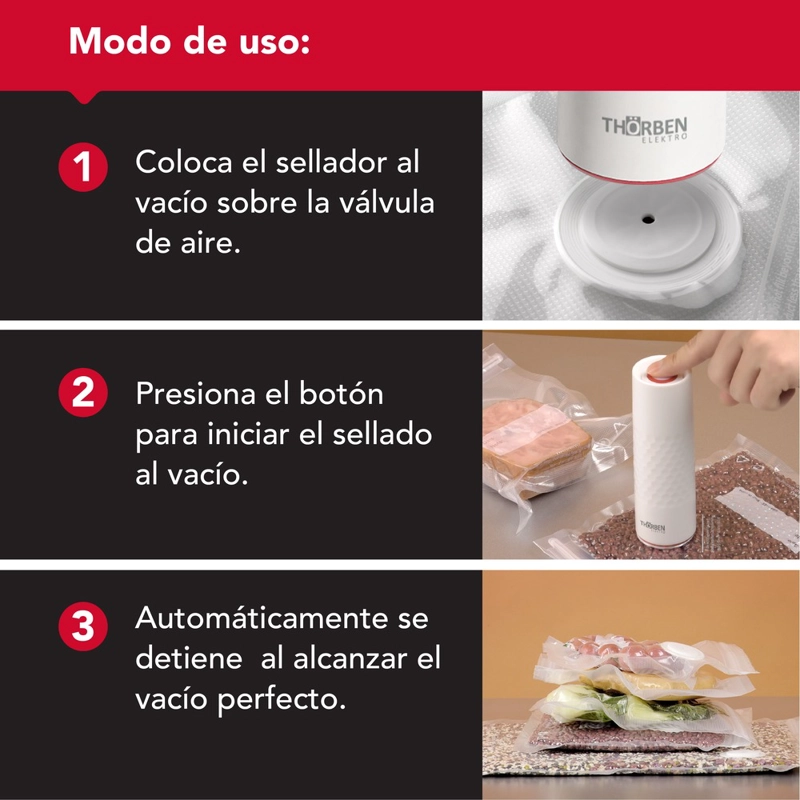 KIT DE CONSERVACION AL VACIO THOR KEEP FRESH - 10