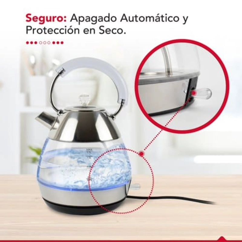 HERVIDOR ELEGANTE 1,7L THOR DIAMOND DESIGN - 4