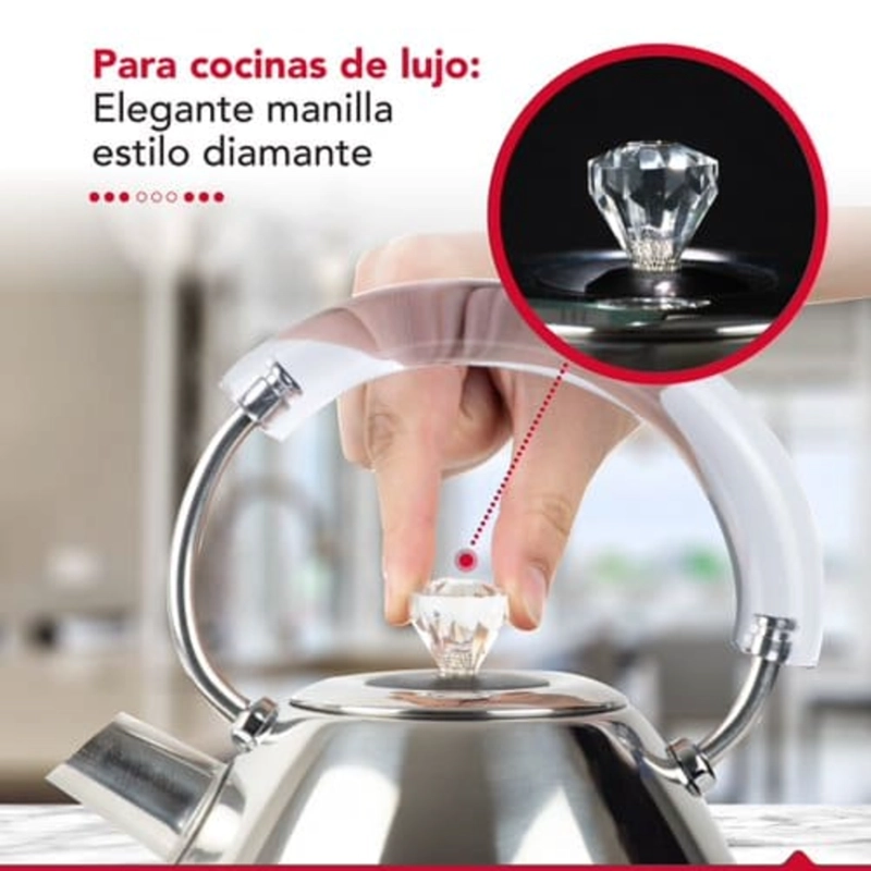 HERVIDOR ELEGANTE 1,7L THOR DIAMOND DESIGN - 8
