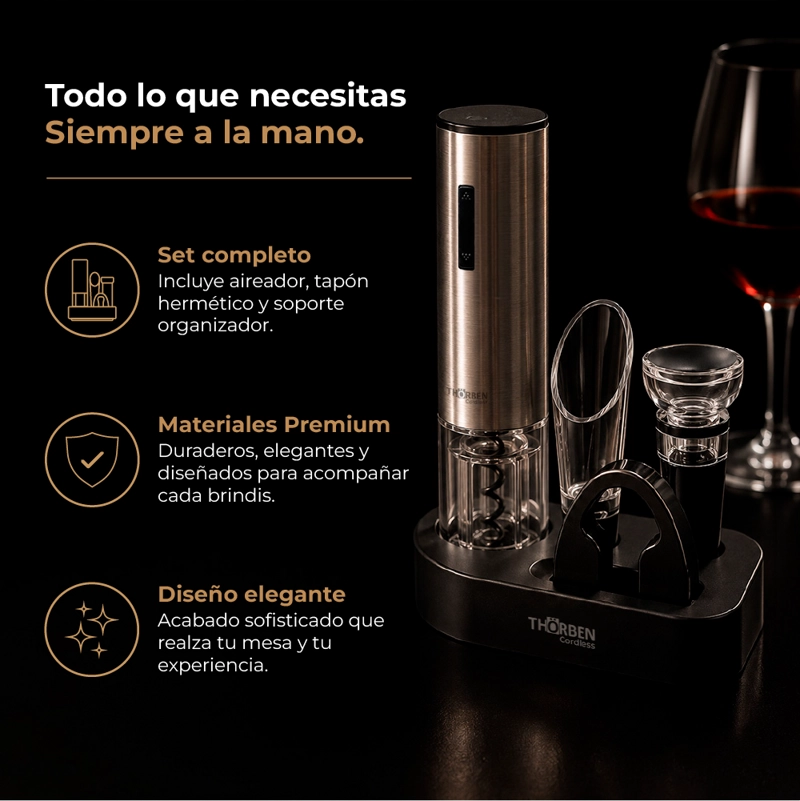 SET DE VINOS THOR USB DELUXE WINE SET - 2