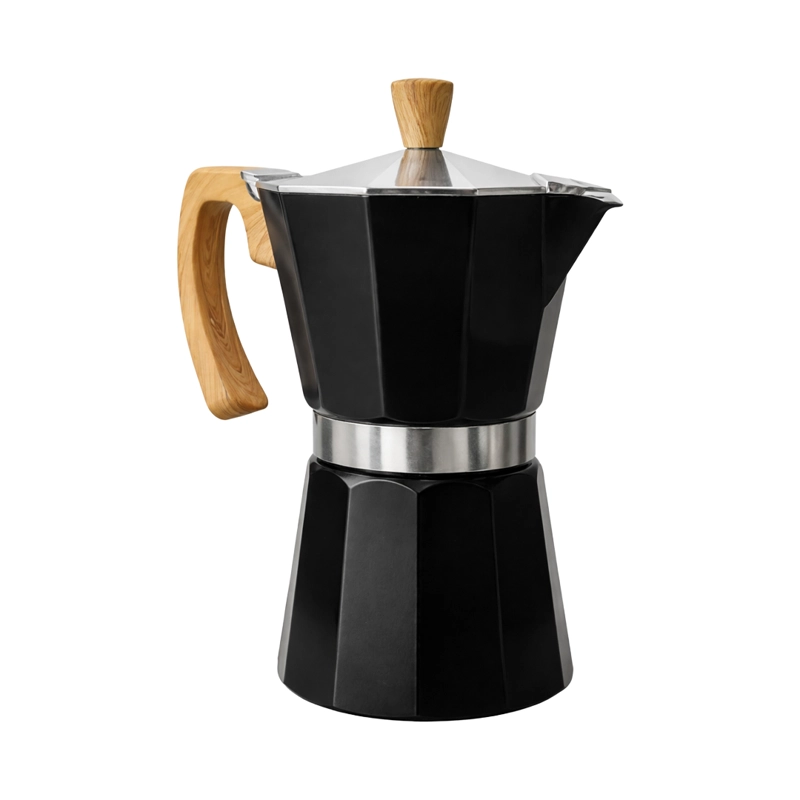 CAFETERA MOKA THOR MOKA MILANO DE 9 TAZAS NEGRO - 3