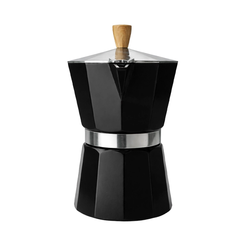 CAFETERA MOKA THOR MOKA MILANO DE 9 TAZAS NEGRO - 4