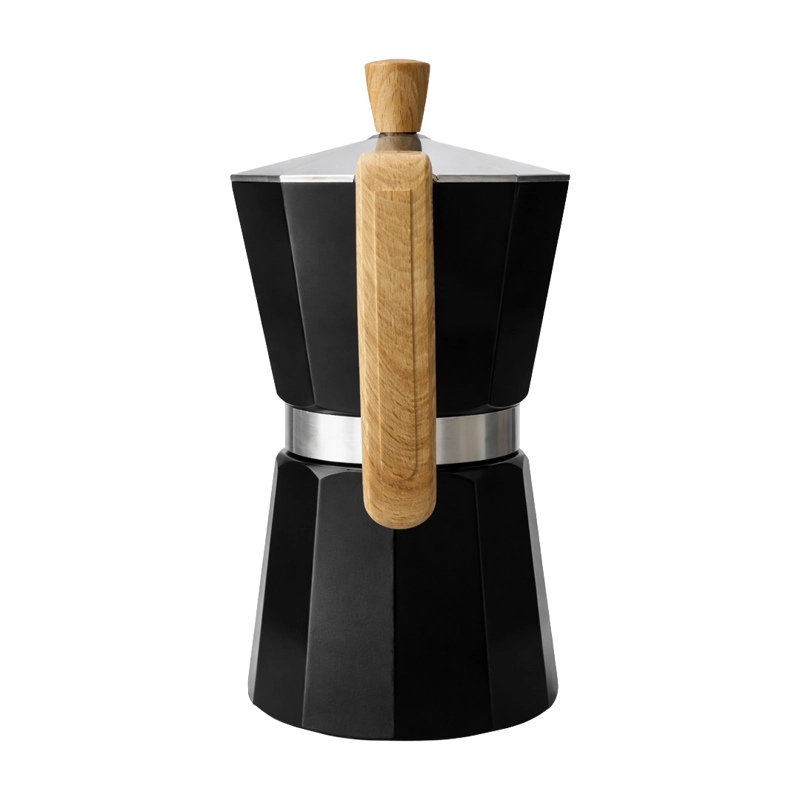 CAFETERA MOKA THOR MOKA MILANO DE 9 TAZAS NEGRO - 6