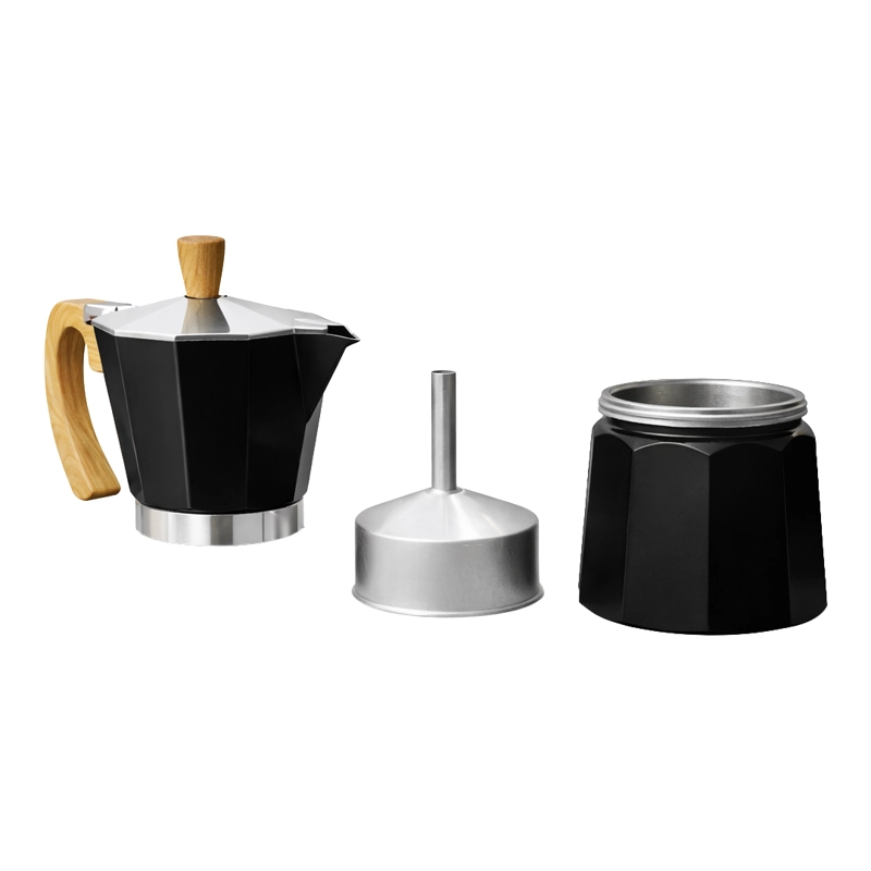 CAFETERA MOKA THOR MOKA MILANO DE 9 TAZAS NEGRO - 7