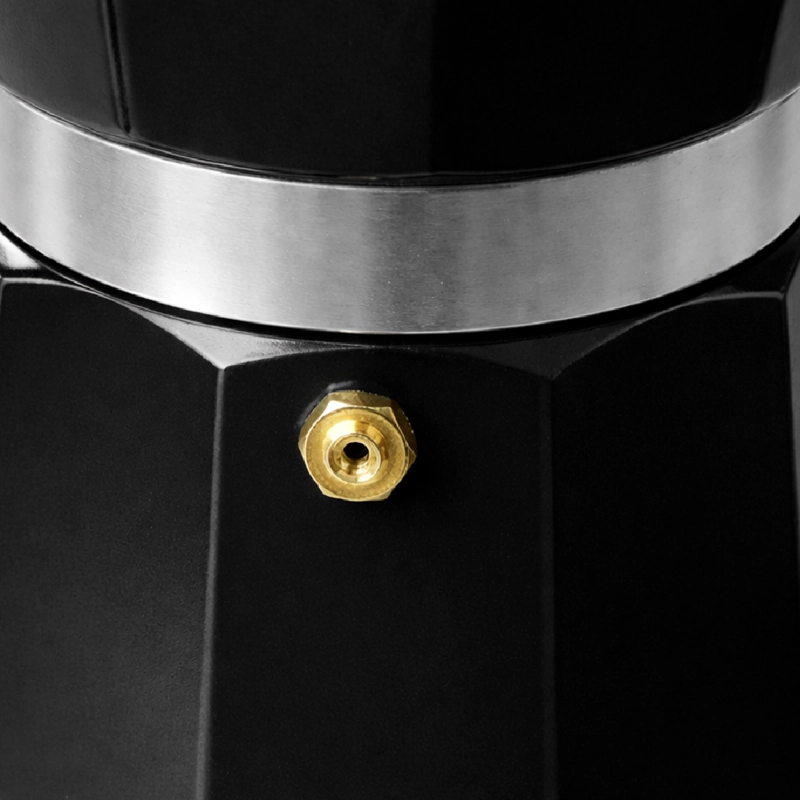 CAFETERA MOKA THOR MOKA MILANO DE 9 TAZAS NEGRO - 9