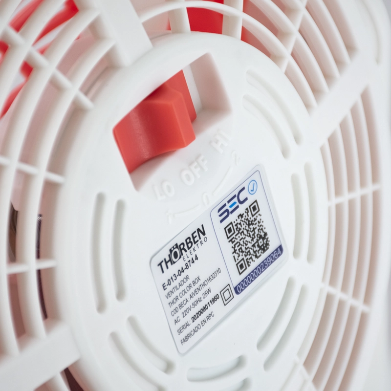 VENTILADOR THOR COLOR BOX FAN ROJO - 7
