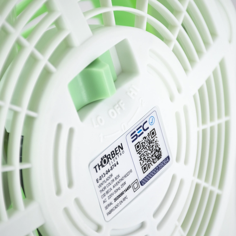 VENTILADOR THOR COLOR BOX FAN VERDE - 6