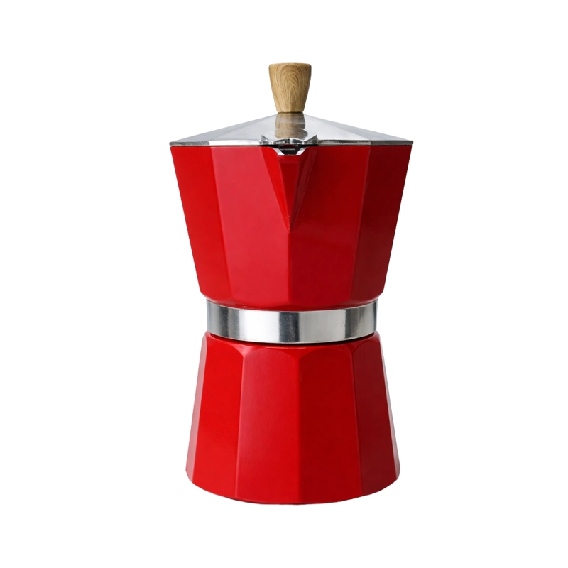 CAFETERA MOKA THOR MOKA MILANO DE 9 TAZAS ROJO - 4