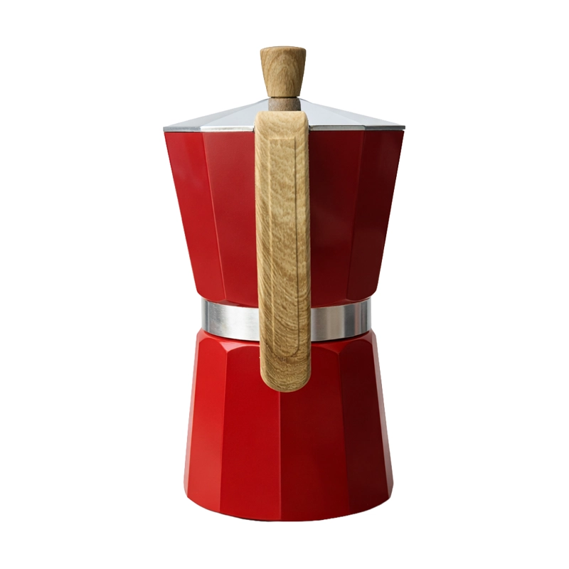 CAFETERA MOKA THOR MOKA MILANO DE 9 TAZAS ROJO - 6