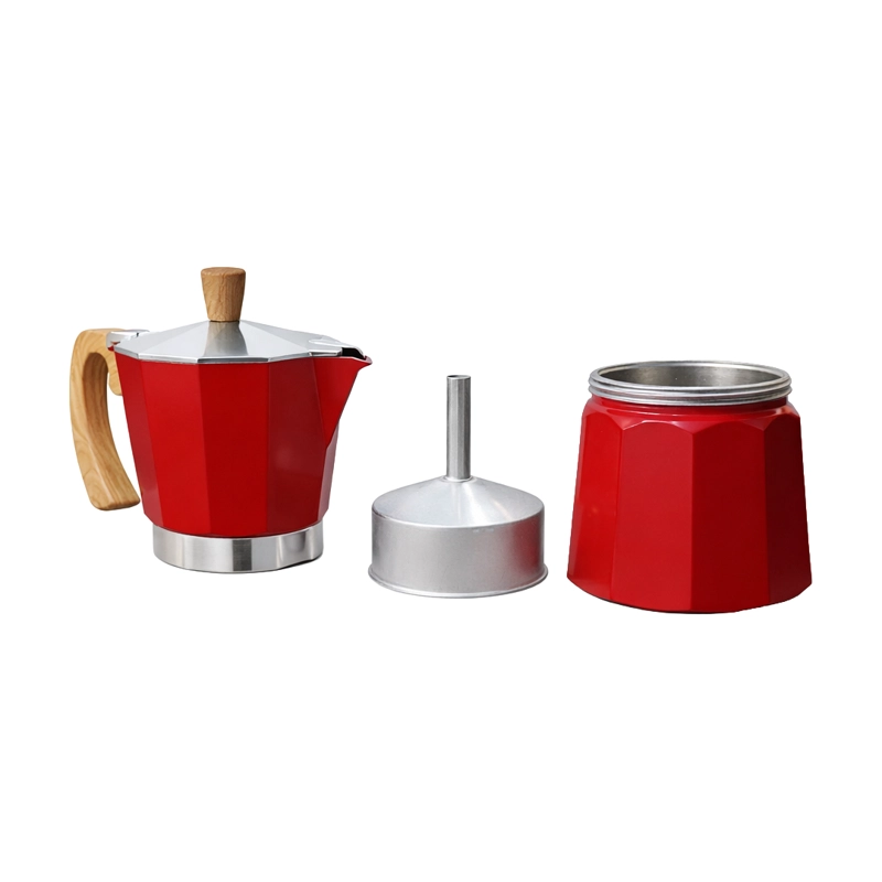 CAFETERA MOKA THOR MOKA MILANO DE 9 TAZAS ROJO - 7