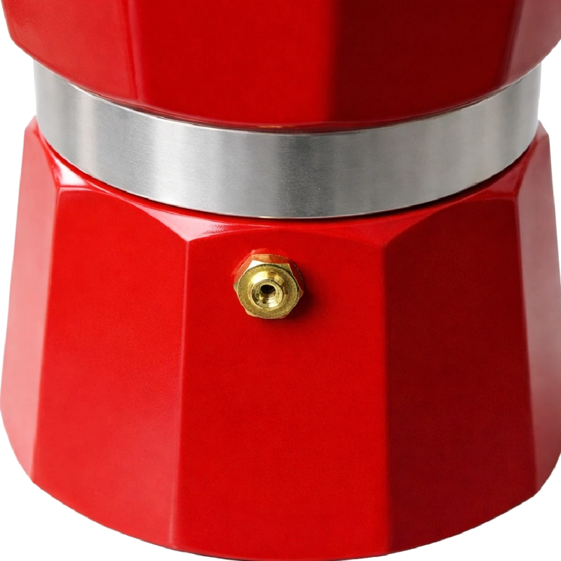 CAFETERA MOKA THOR MOKA MILANO DE 9 TAZAS ROJO - 9