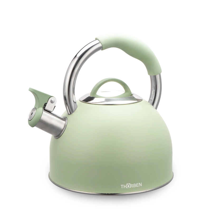 TETERA THOR TEA TIME VERDE 2.5L ACERO INOXIDABLE SILBADORA - 1