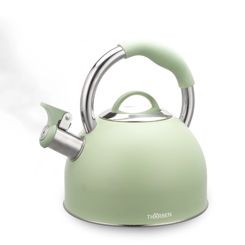 TETERA THOR TEA TIME VERDE 2.5L ACERO INOXIDABLE SILBADORA - 2