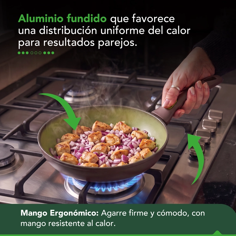 WOK ANTIADHERENTE THOR AVOCADO 28 CM - 6