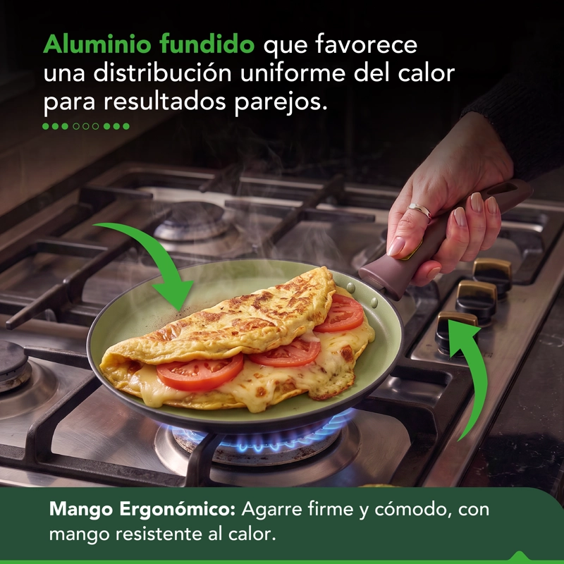 SARTE N PARA CREPES THOR AVOCADO 28 CM - 7