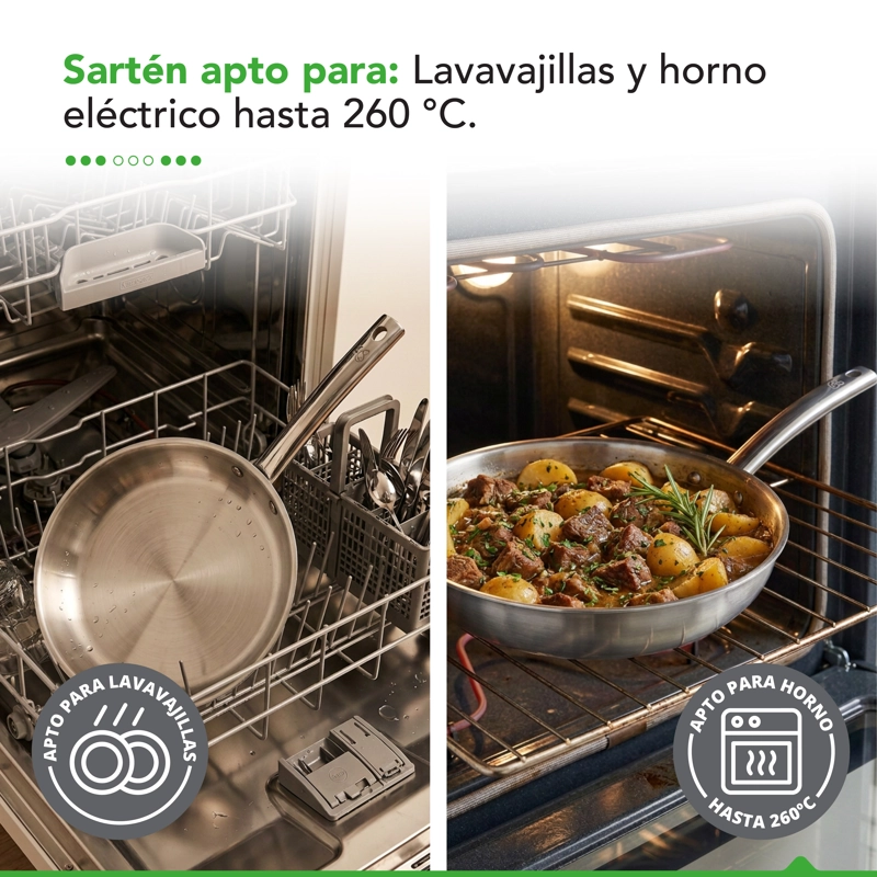 SARTE N ANTIADHERENTE THOR NATURE 24 CM - 8