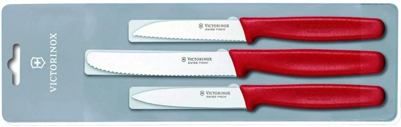 SET DE CUCHILLOS DE VERDURAS ROJO VICTORINOX 6.7111.3 - 2