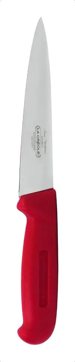 CUCHILLO DE COCINA LA CRE OLE 6 PULGADAS ACERO INOXIDABLE MANGO ROJO - 1