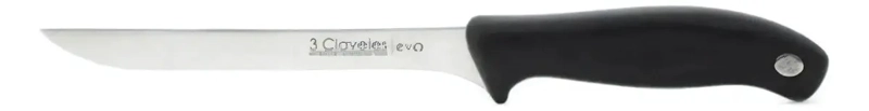 CUCHILLO DE COCINA 3 CLAVELES EVO PARA DESHUESAR CON HOJA DE ACERO INOXIDABLE Y 15 CM - 1