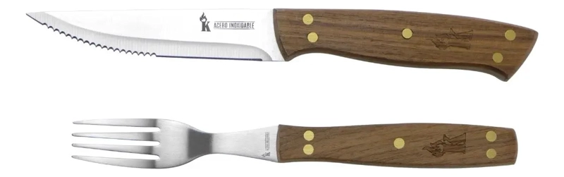SET 8 PIEZAS CUCHILLOS + TENEDOR KANGKAWE PREMIUM COCINA - 4