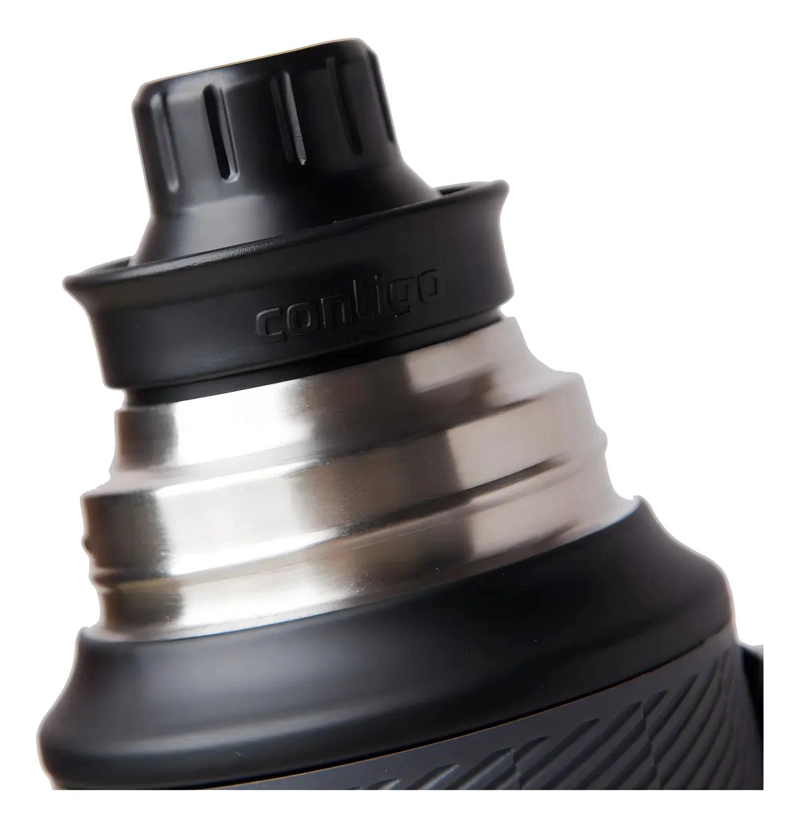 TERMO 1200ML DE ACERO COLOR PLATA - CONTIGO COLOR PLATEADO - 4