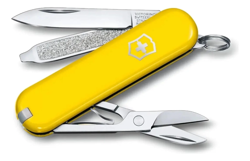 CUCHILLO VICTORINOX CHILI PEPPERS CLASSIC 2019 0.6223.L1904, COLOR NEGRO - 1