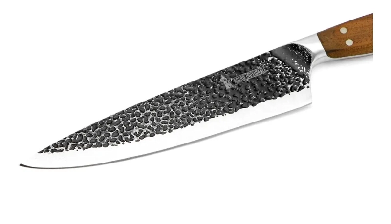 CUCHILLO PARRILLERO MARTILLADO 6 RUPANCO KANGKAWE PREMIUM COLOR NEGRO - 2